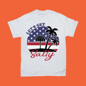 Laten we zout worden | T-shirts met Amerikaanse vlag - plusminusco.com