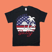Lad os blive salt | American Flag T-shirts - plusminusco.com