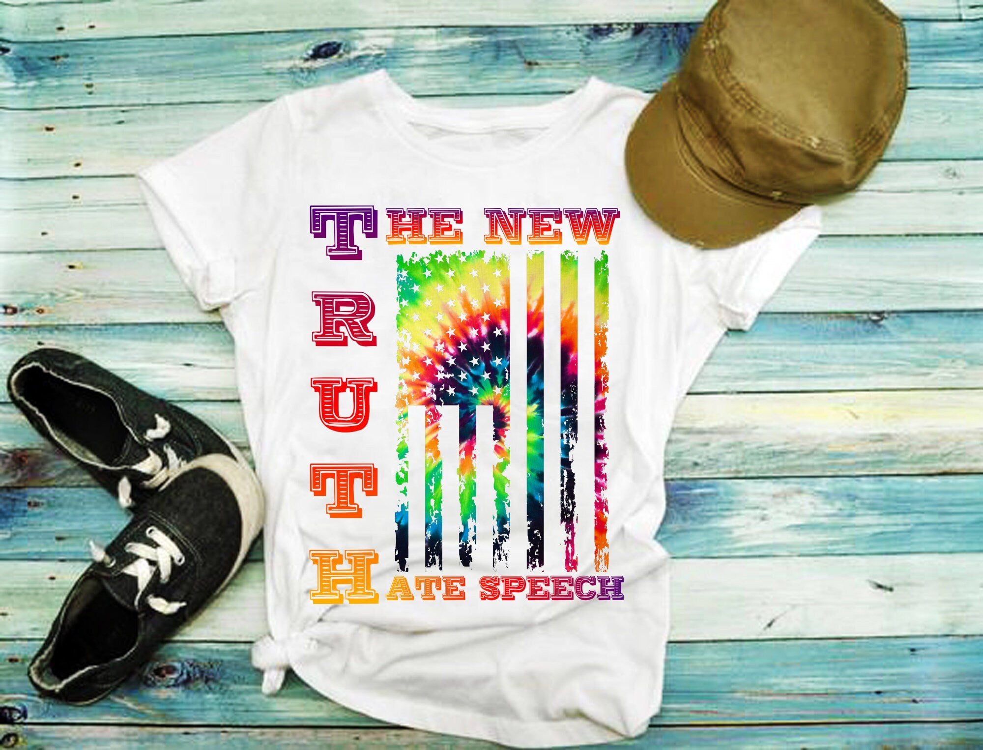 Truth The New Hate Speech T-shirts,Politisk korrekthet, Konservativa republikanska T-shirts, Väljartröja, Politiktröja, Rösttröja - plusminusco.com