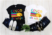 Cinco De Maio | Tacos | Camisetas retrô Sunset, próprias para Fiesta, Cinco De Mayo Fiesta, Férias, México S,, margaritas com minhas, senoritas - plusminusco.com