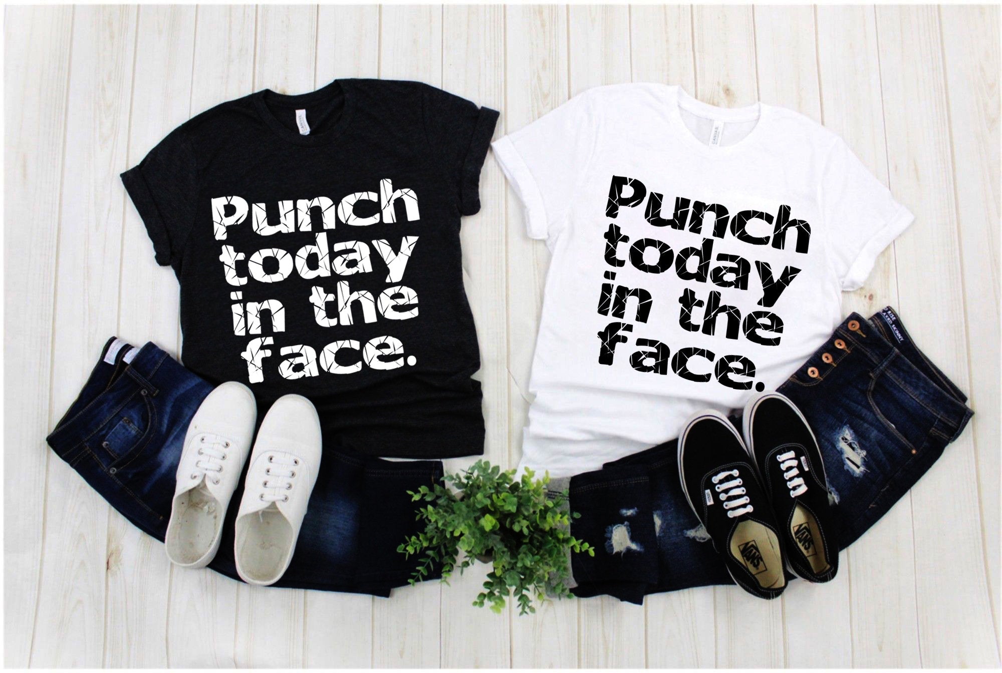 Punch Today In The Face T-Shirts, Lady Boss, Girl Power, Cool Mom Shirt, Strong Women,Entrepreneur Shirt, Graduation Gift, Gift for mom - plusminusco.com