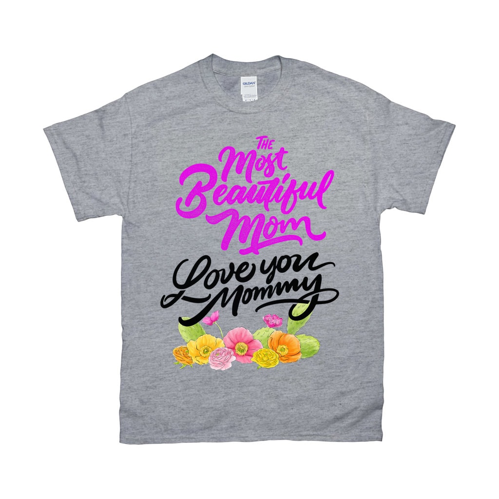 Gražiausia mama || Love You Mommy marškinėliai || Mamos marškinėliai || Mamos marškinėliai || Motinos dienos marškinėliai – plusminusco.com