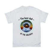 Galaxy parima isa T-särgid, naljakas isadepäeva kingitus, naljakas Star Warsi särk, Darth Vader ja Leia, Tähesõdade perekond – plusminusco.com
