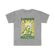 Лето создано для футболки Mojitos || Летняя рубашка с напитком «Мохито» || Футболка с алкоголем || Рубашка для пляжа || Футболка для летней вечеринки - plusminusco.com