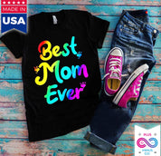 Parim ema läbi aegade | Mitmevärvilised T-särgid, emadepäeva kingitus, emadepäeva särk, kingitus emale, ema sünnipäevakingitus - plusminusco.com
