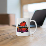 Fantasy Football Respect The Commish || Fantasy Football Commissioner Mugs, A great gift for the Draft Kings junkie in your life! A great gift for, American football, antasy league comm, Commish Fantasy, Commish FFL, Commissioner Mugs, Draft junkie, Draft Kings junkie, Fantasy Football, Fantasy junkie, Football legend, Funny FFL Football, Respect The Commish - plusminusco.com