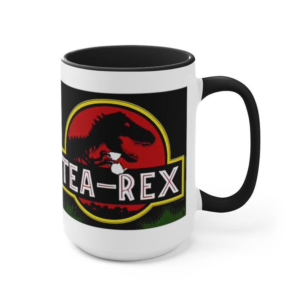 Tea Rex Accent Mugs || T Rex Mugs Tea Rex Accent Mugs, Dinosaurs Mug, mr tea rex mug , ms tea rex mug, Dino lover Tea Lover Gift coffee mug - plusminusco.com