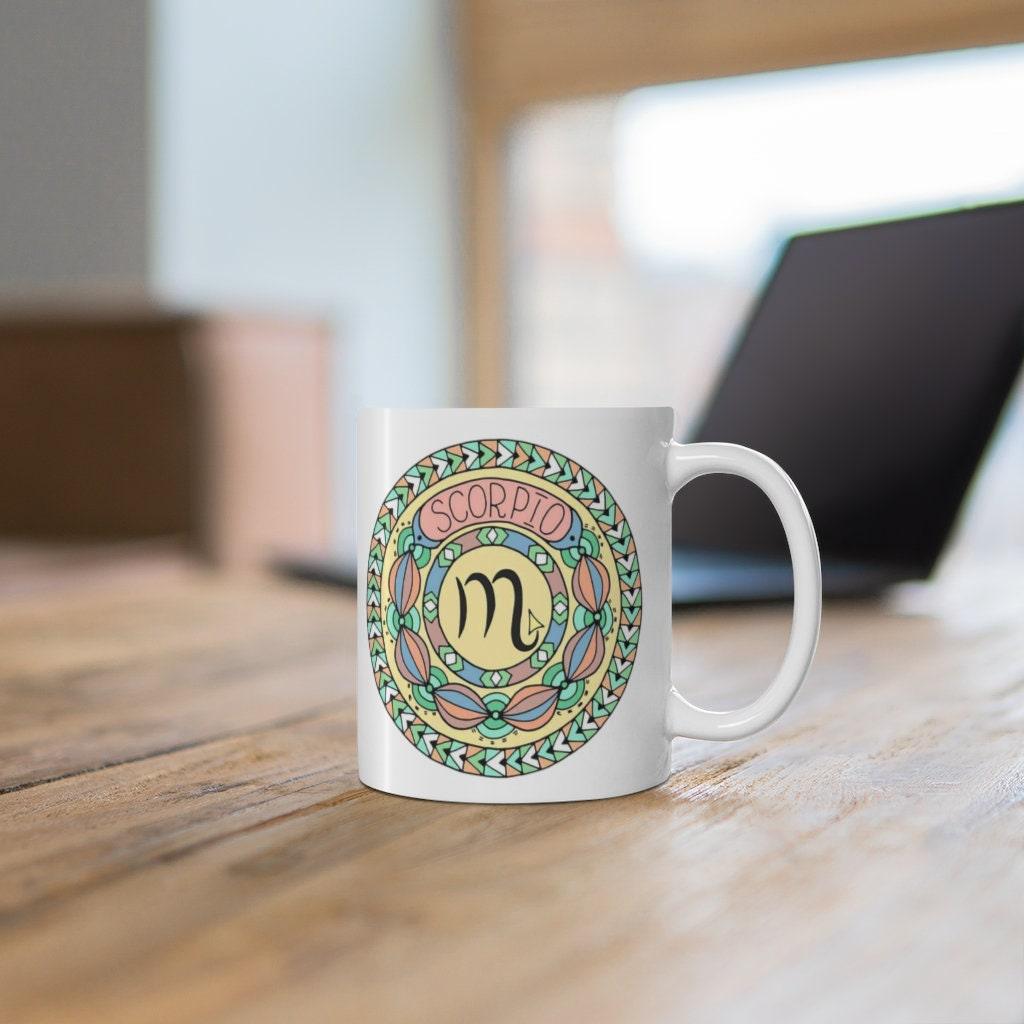Scorpio Zodiac Mug, Scorpio Woman Mug, October 23 to November 21 born Zodiac Gift, Zodiac Sign, Horoscope Gift, Astrology Gift astrology, astrology gift, birthday gift, coffee, cup, gift for her, gift for him, mug, Scorpio Coffee Mug, scorpio mug, zodiac, zodiac gift, zodiac mug - plusminusco.com
