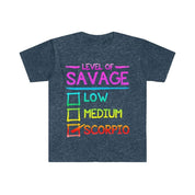 Camisetas Level Of Savage Scorpio, presente para mulheres de Escorpião || Presente de aniversário de Escorpião, camiseta de Escorpião || Ideias para presentes de Escorpião || Presente para Escorpiões - plusminusco.com