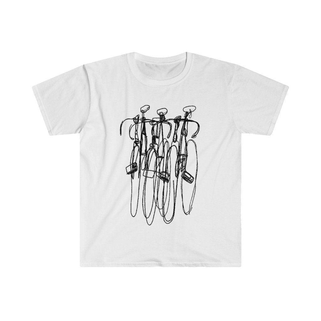 Triple Bike Tee, Cycling Shirts, Biking, Bike Lover vneck, Cycling clothes, Bike Gift, Bike Shirt, Bicycle tshirt, Bike t-shirt, Cycling - plusminusco.com