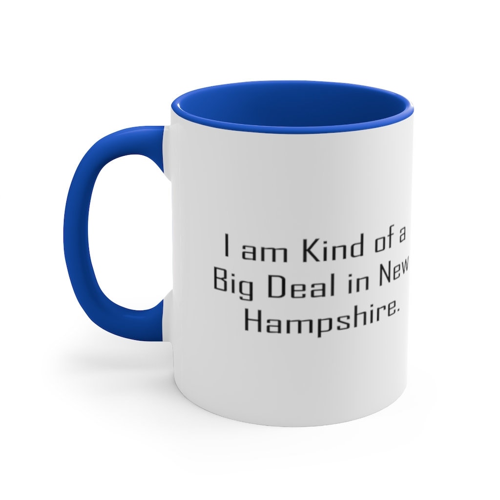 Olen omamoodi suur tehing New Hampshire'i kruusiga New Hampshire'i keraamiline tass Kasulikud kingitused New Hampshire'ile - plusminusco.com