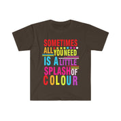 Mõnikord on vaja ainult värvilist särki, positiivseid vibratsioone, inspireerivat graafilist särki, värvilist särki, suvine rannasärki - plusminusco.com