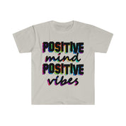 Positive Mind Positive Vibes T-Shirt, Motivational shirt, Inspirational shirt, Positivity T-shirt - plusminusco.com