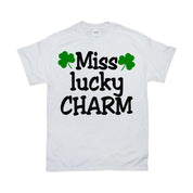 Miss/Mister Lucky Charm T-Shirts, Couple St. Patrick&#39;s Day T-shirt, St. Patrick&#39;s Day, Miss Lucky Charm, Funny St Patrick Tee, Lucky in Love Clover Shirt, clovers, couple shirt, Funny St Patrick Tee, Lucky in Love, Lucky shirt, Miss Lucky Charm, st paddys day, St Patrick Day Shirt, st patrick party, St Patrick's Day, st patricks day tee, St Patty Shirt - plusminusco.com