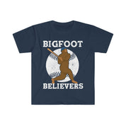 Bigfoot Believers Baseball T-paidat, Bigfoot Baseball-paita / Bigfoots Lahja / Baseball Sport Yeti Sasquatch, Urheilujoukkue / Scary Monster - plusminusco.com