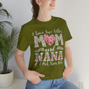 I Have Two Titles Mom and Nana and I Rock Them Both Mother Grandmother Tshirt Mother's Day Gift Shirt - plusminusco.com
