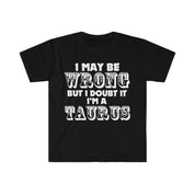 Yanılıyor Olabilirim Ama Boğa Burcu Olduğumdan Şüpheleniyorum Tişört Boğa Burcu Mayıs Doğum Günü Hediye Fikirleri - plusminusco.com