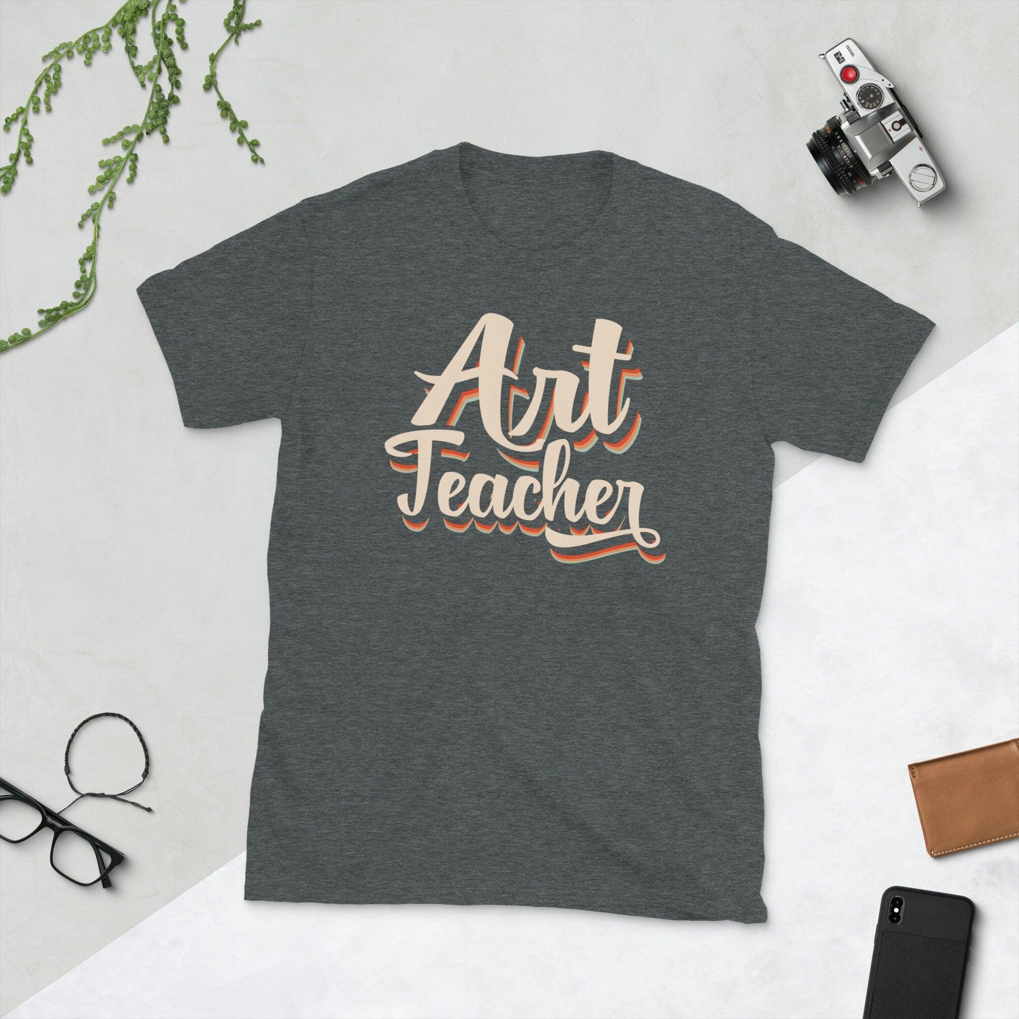 Art Teacher Shirts Women Funny Teacher Life Tshirt Casual Teachers Appreciation Gift Tee Tops - plusminusco.com