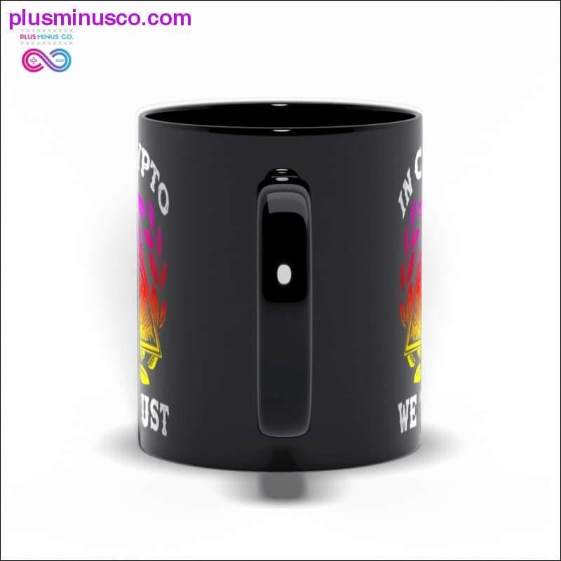 In CRYPTO We Trust Black Mugs - plusminusco.com