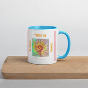In touch with Cosmos Star, Mug with Color Inside, In touch with Cosmos Star - plusminusco.com