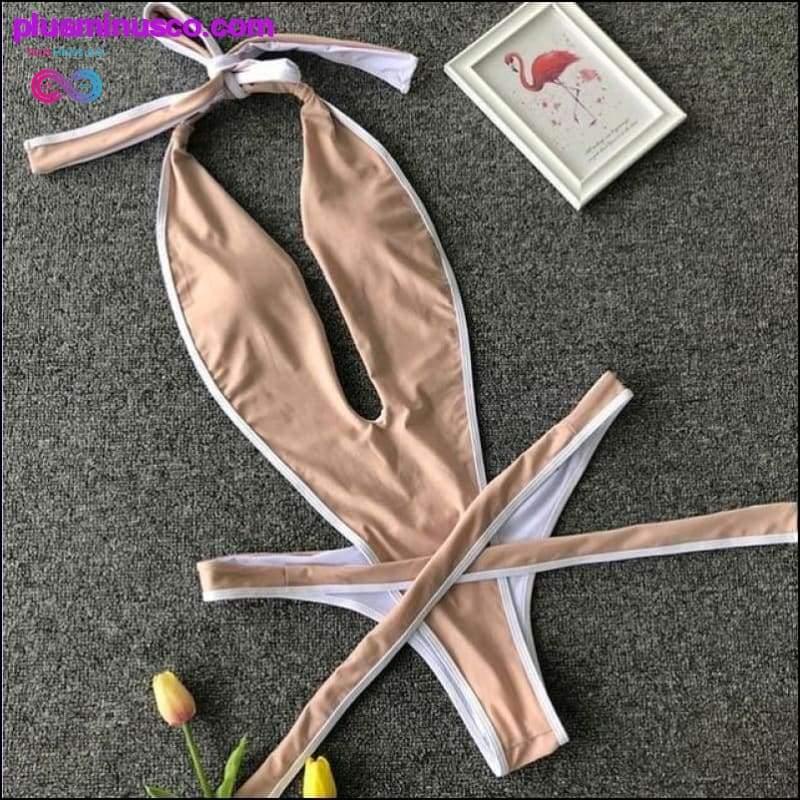 In-X Bandage High Cut Monokini at PlusMinusCo.com - plusminusco.com