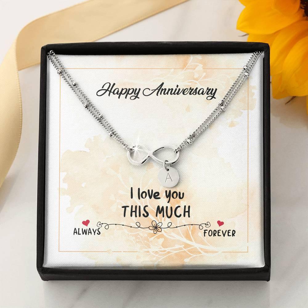 Infinity Pendant na may Initial Necklace, Wedding Anniversary A0102S, A0102SG, C30102TG, C30102TR, lx-c30102, PROD-1304159, PT-1268, TNM-1, USER-68797 - plusminusco.com