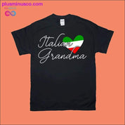 Italienske bestemor T-skjorter - plusminusco.com