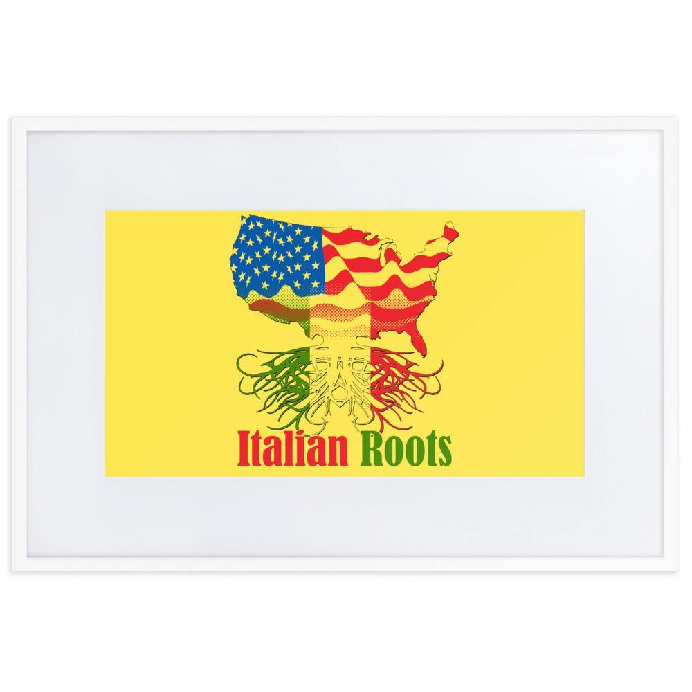 Italian Roots Matte Paper Framed Poster With Mat - plusminusco.com