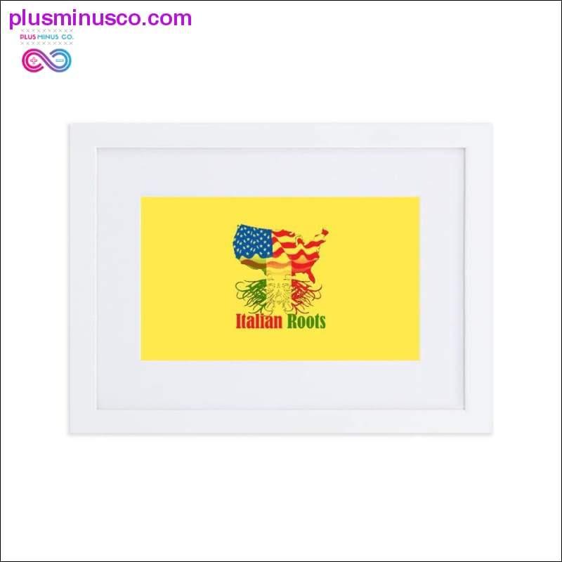 Italian Roots Matte Paper Framed Poster With Mat - plusminusco.com