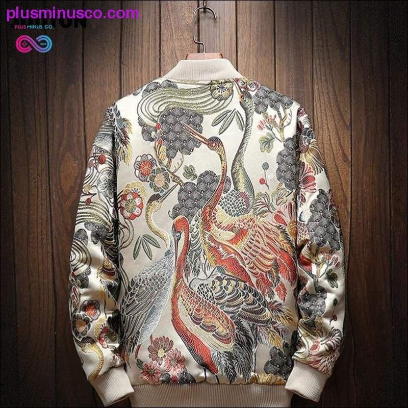 日本刺繍ジャケット ルーズ野球ユニフォーム - plusminusco.com