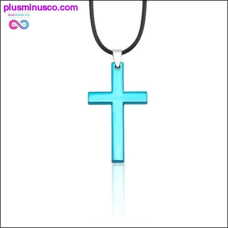 Jezusova ogrlica za moške, uniseks Hip Hop Cool dolge verižice - plusminusco.com