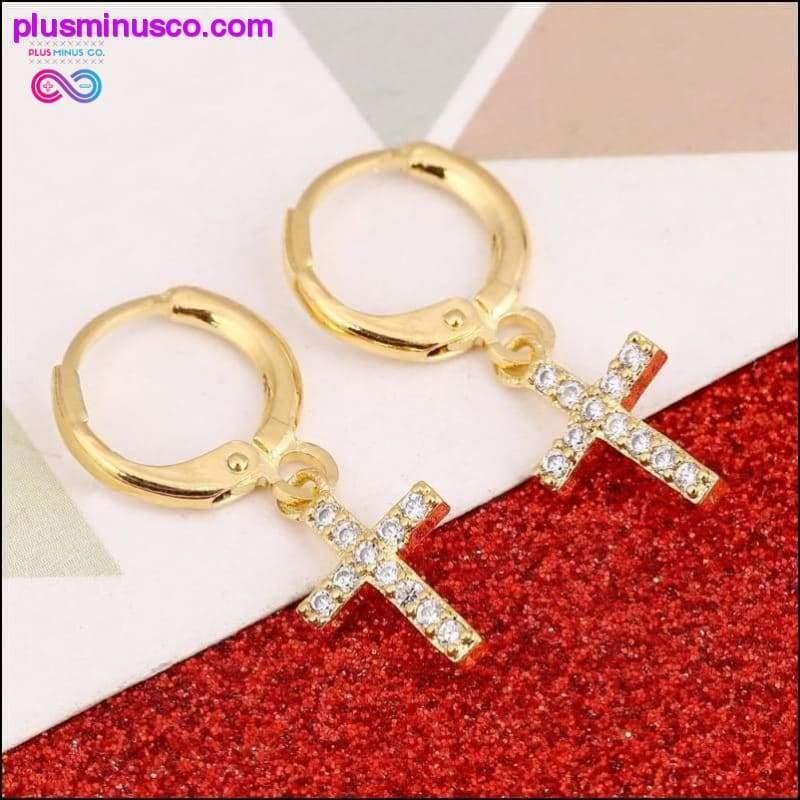 Jesus Stone Earrings Jewelry Crucifix Christian Ornaments - plusminusco.com