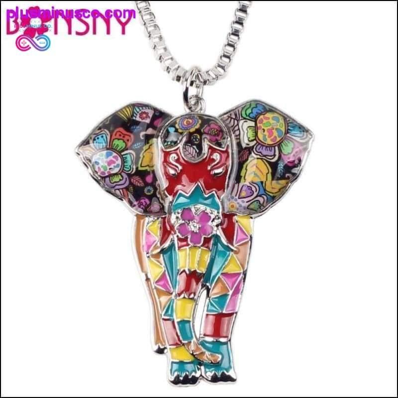 Jungle Elephant Choker Necklace and Pendant - Fashionable - plusminusco.com