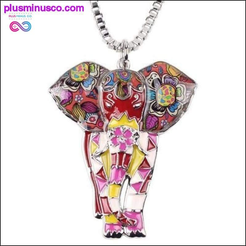 Jungle Elephant Choker Necklace and Pendant - Fashionable - plusminusco.com