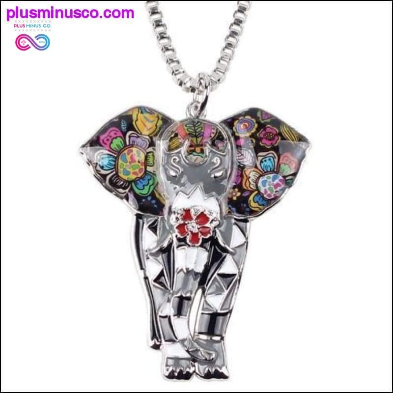 Jungle Elephant Choker Necklace and Pendant - Fashionable - plusminusco.com