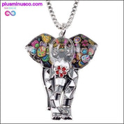Jungle Elephant Choker Necklace and Pendant - Fashionable - plusminusco.com