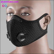 KN95 pretsvīšanas elpojoša putekļu necaurlaidīga velosipēda sejas maska ​​ar - plusminusco.com