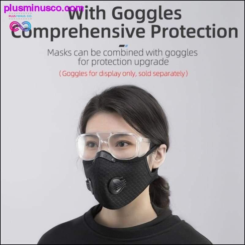 KN95 Противозамъгляваща дишаща прахоустойчива велосипедна маска за лице с - plusminusco.com