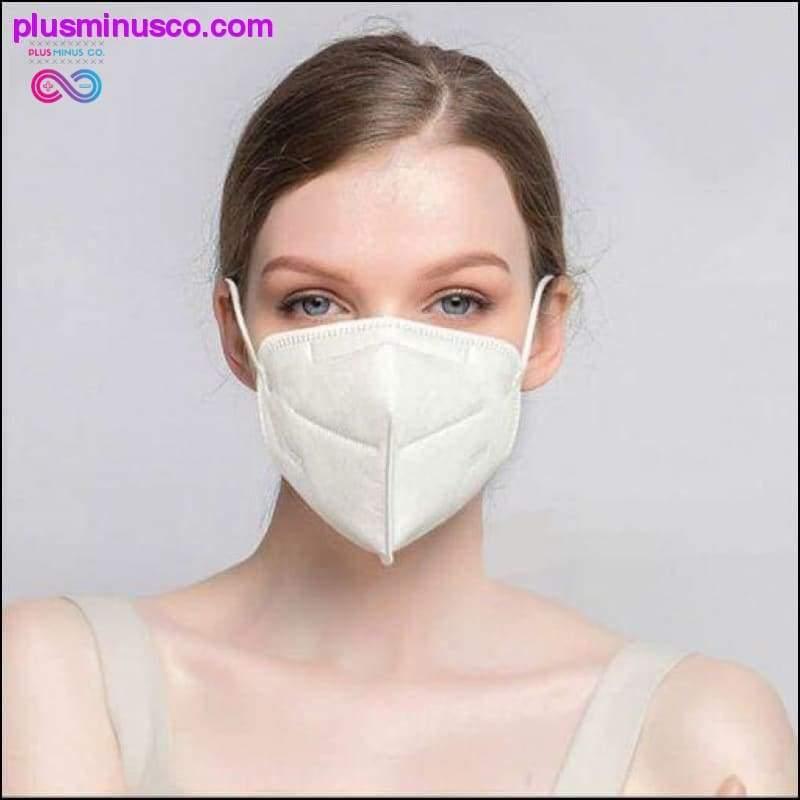 Maschere viso KN95, confezione da 10 maschere, Anti-Polvere Anti-Inquinamento - plusminusco.com