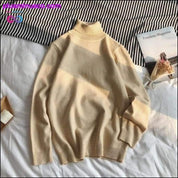 Мъжки пуловери с висока яка в корейски стил на - plusminusco.com