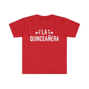 تي شيرت La Quinceañera Latina Spanish، قميص مكسيكي Quinceanera Gift Rehersal Party Outfit، Quince Anos Party Tshirt - plusminusco.com