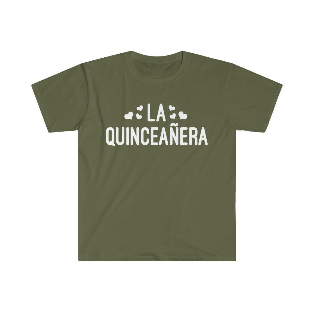 La Quinceañera Latina Spanish T-Shirts,Mexican Shirt Quinceanera Gift Rehersal Party Outfit, Quince Anos Party Tshirt - plusminusco.com