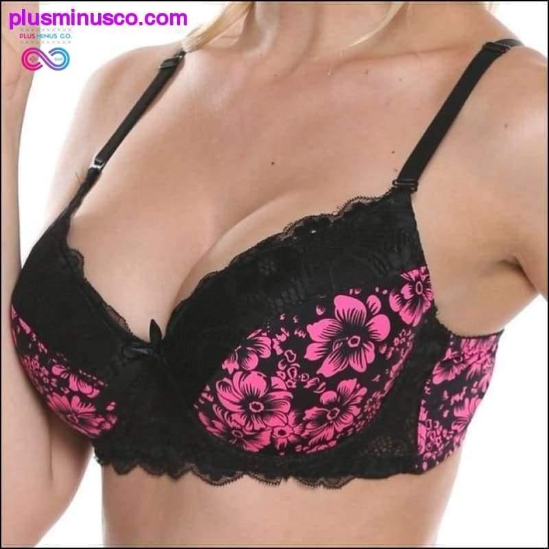 Lace Bras for Women Lingerie Floral Unlined Underwired Sexy - plusminusco.com