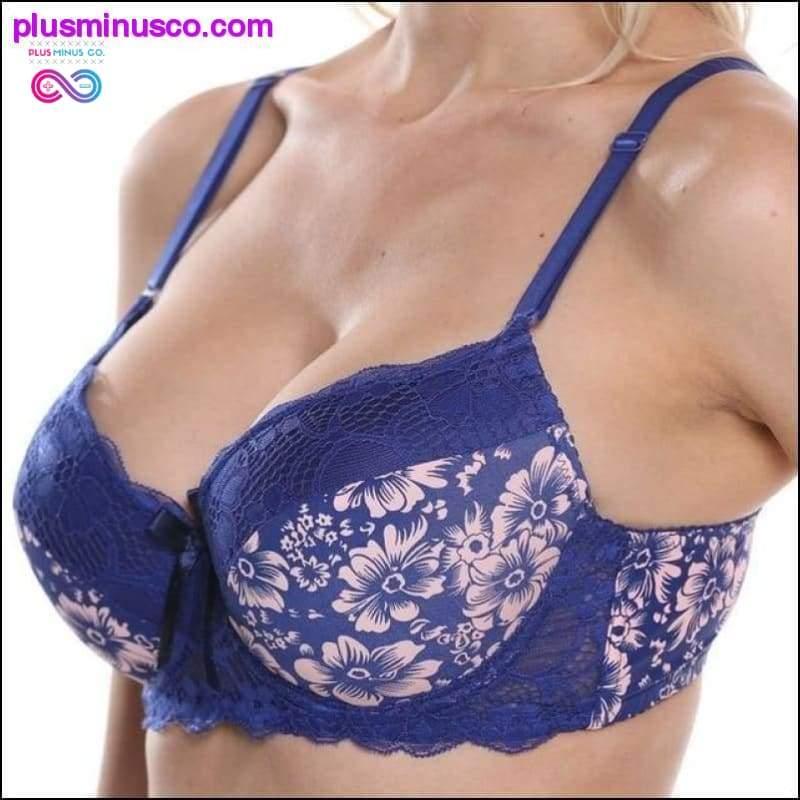 Lace Bras for Women Lingerie Floral Unlined Underwired Sexy - plusminusco.com