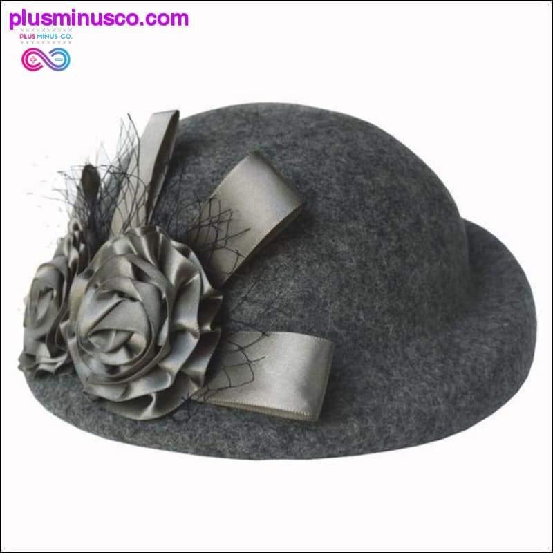 قبعة صوفية على شكل قبة زهور - plusminusco.com