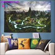 Large Size Psychedelic Tapestry Wall Hanging Mandala - plusminusco.com