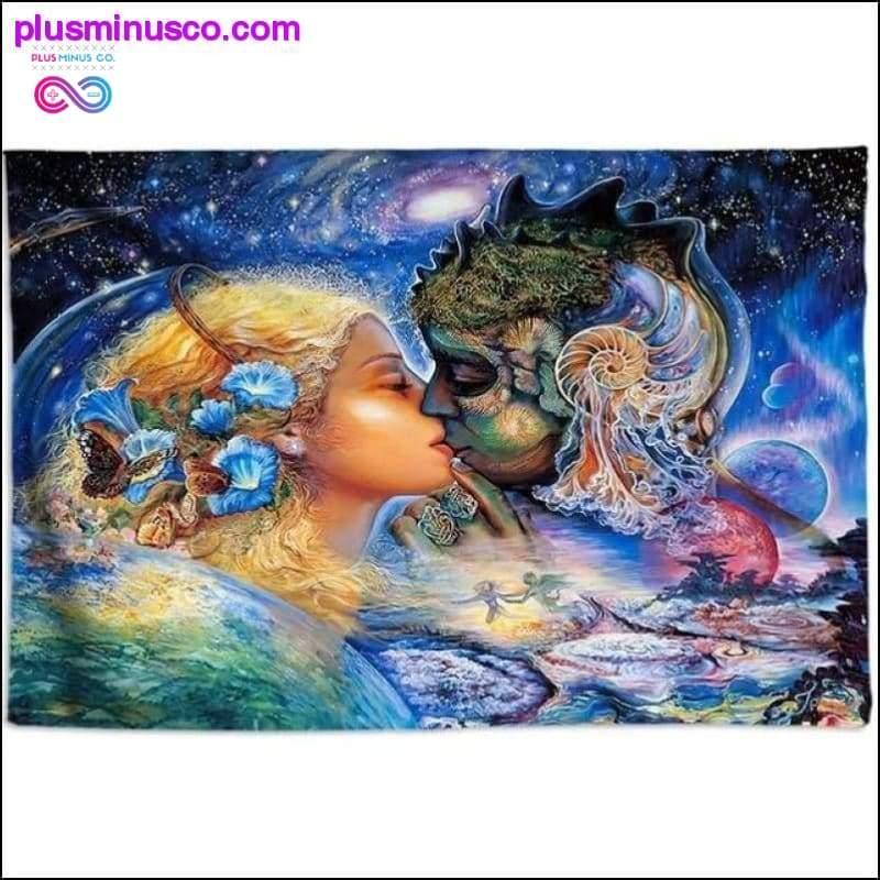 Veľká psychedelická tapiséria na stenu mandala - plusminusco.com