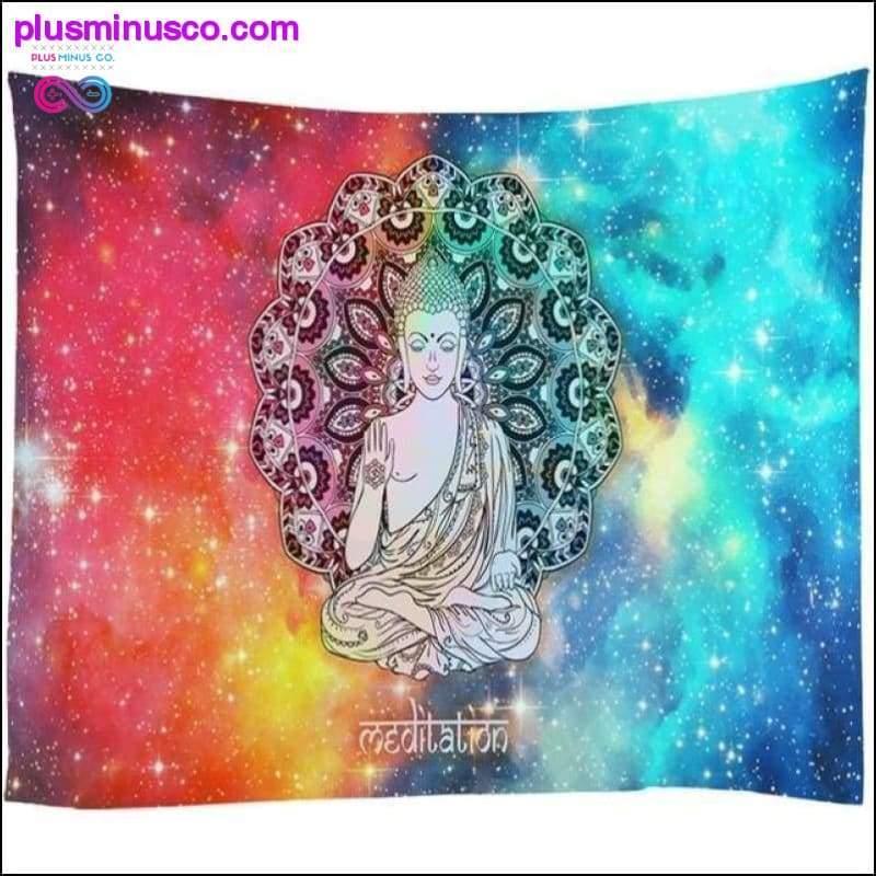 Large Size Retro Buddha Decorative Galaxy Tapesties Indian - plusminusco.com
