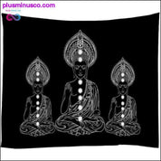 Stór stærð Retro Buddha Skreytt Galaxy Tapesties Indian - plusminusco.com