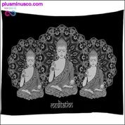 大型レトロ仏陀装飾銀河タペストリー インド - plusminusco.com